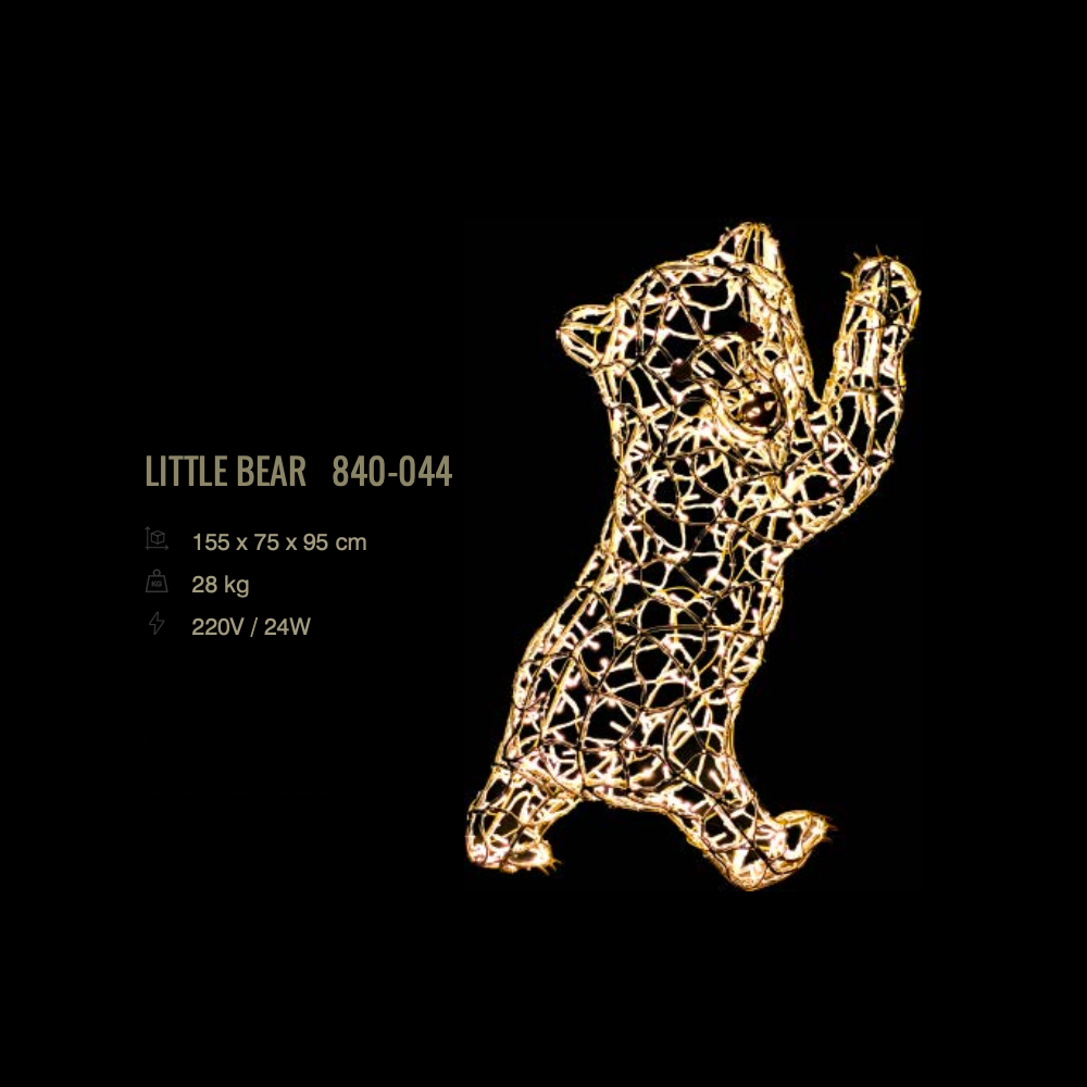Little Bear — светодиодная фигура медведя