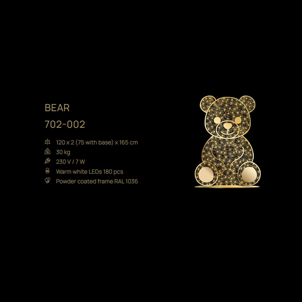 Bear — figură LED