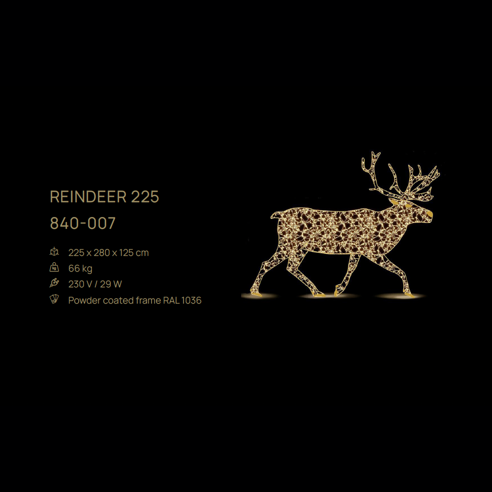 Reindeer 225 — figură LED
