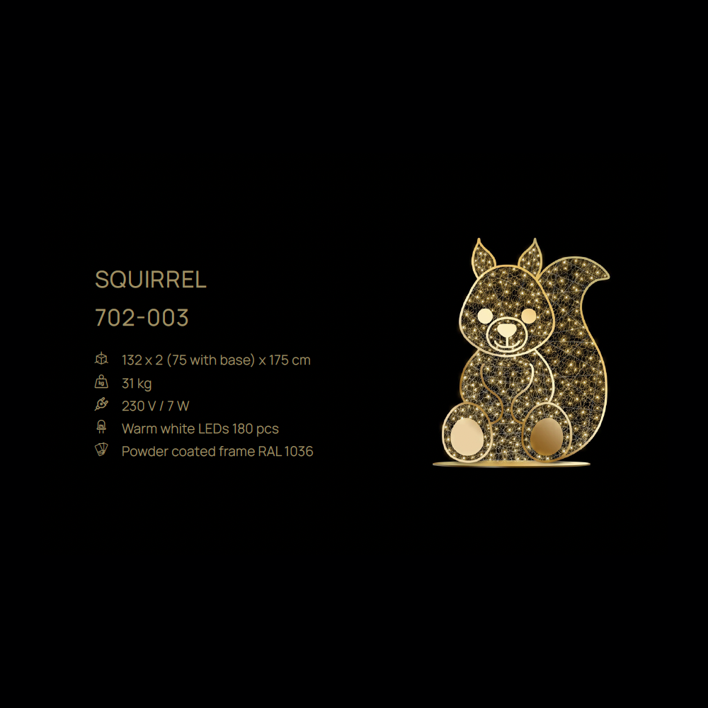 Squirrel — figură LED