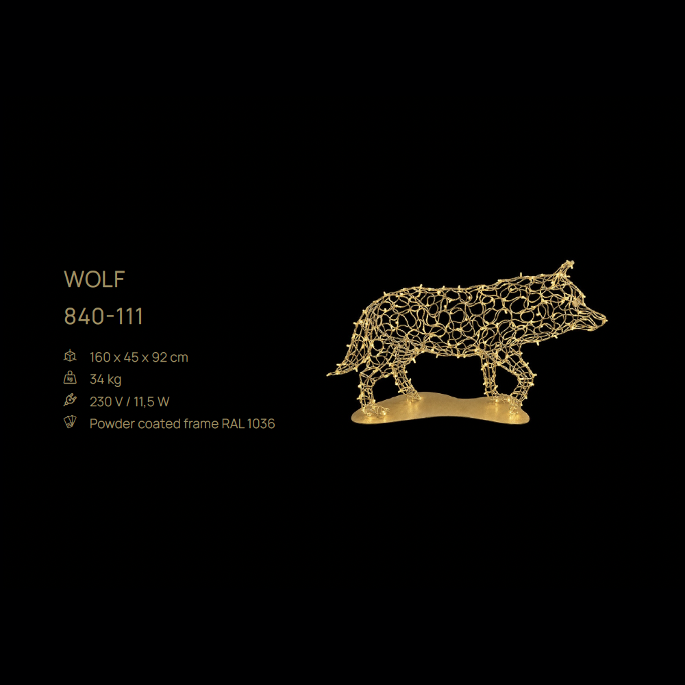 Wolf — figură LED