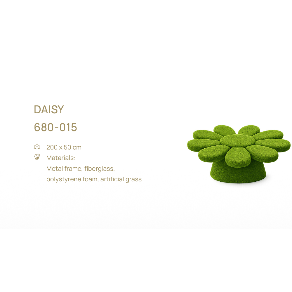 Daisy — figură topiară, 200 × 50 cm