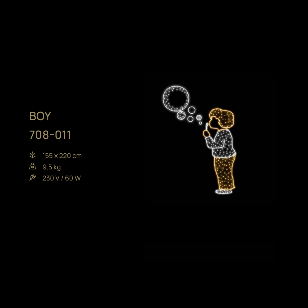 Boy — figură LED