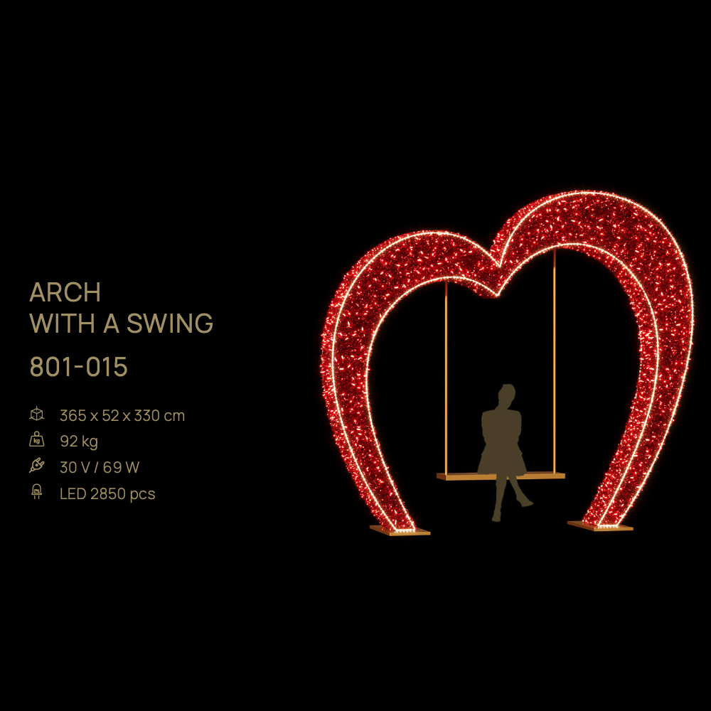 Arch with a Swing — figură LED