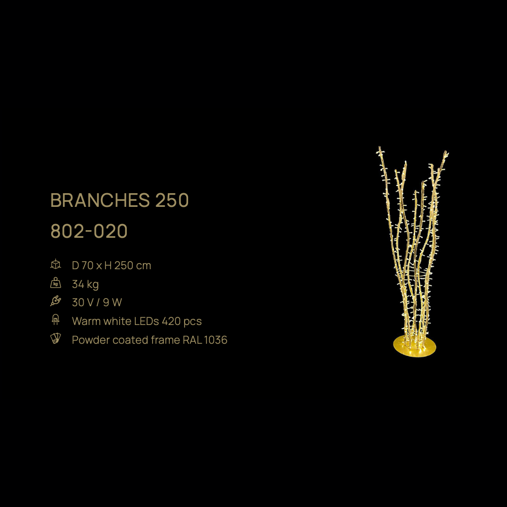 Branches 250 — figură LED