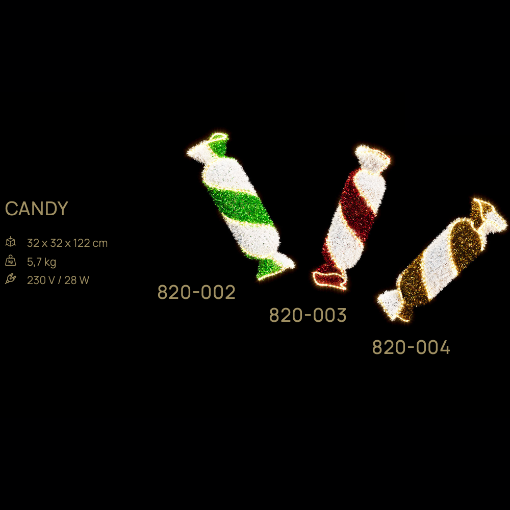 Candy — figură LED