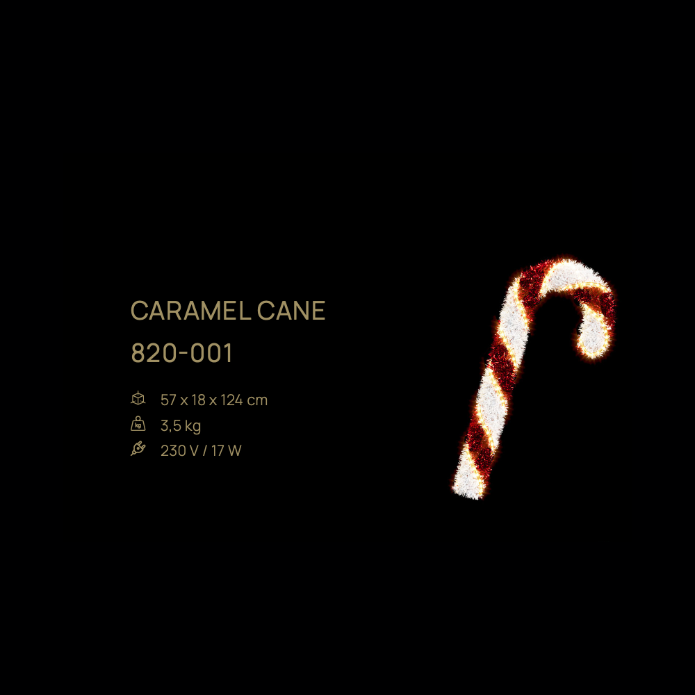 Caramel Cane — figură LED