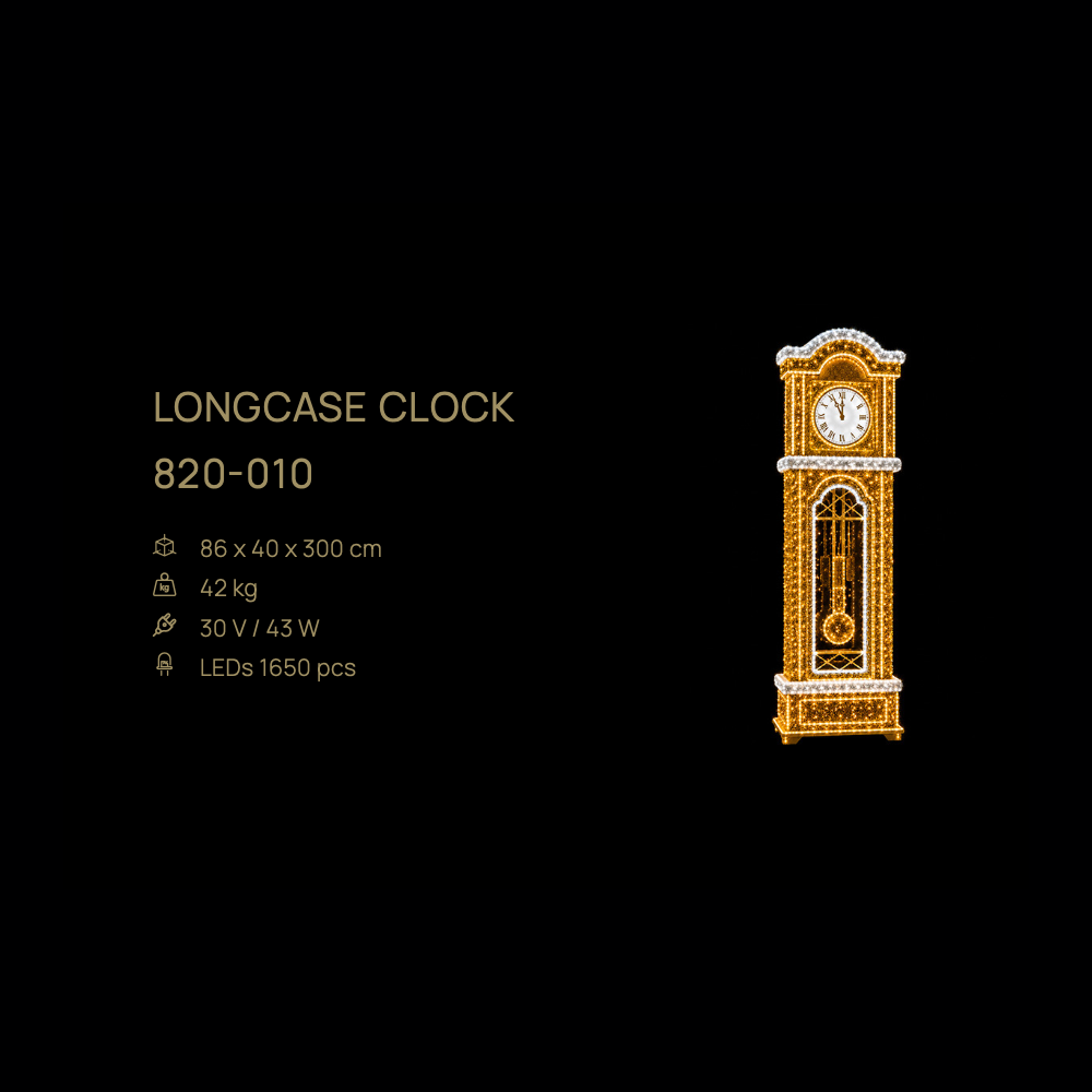 Longcase Clock — figură LED