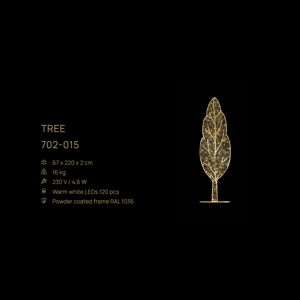 Tree (cypress) (cypress) — figură LED