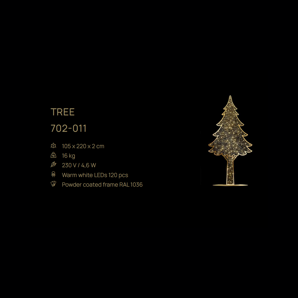 Tree (fir) (fir) — figură LED