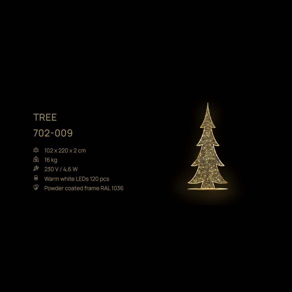 Tree (pine) (pine) — figură LED
