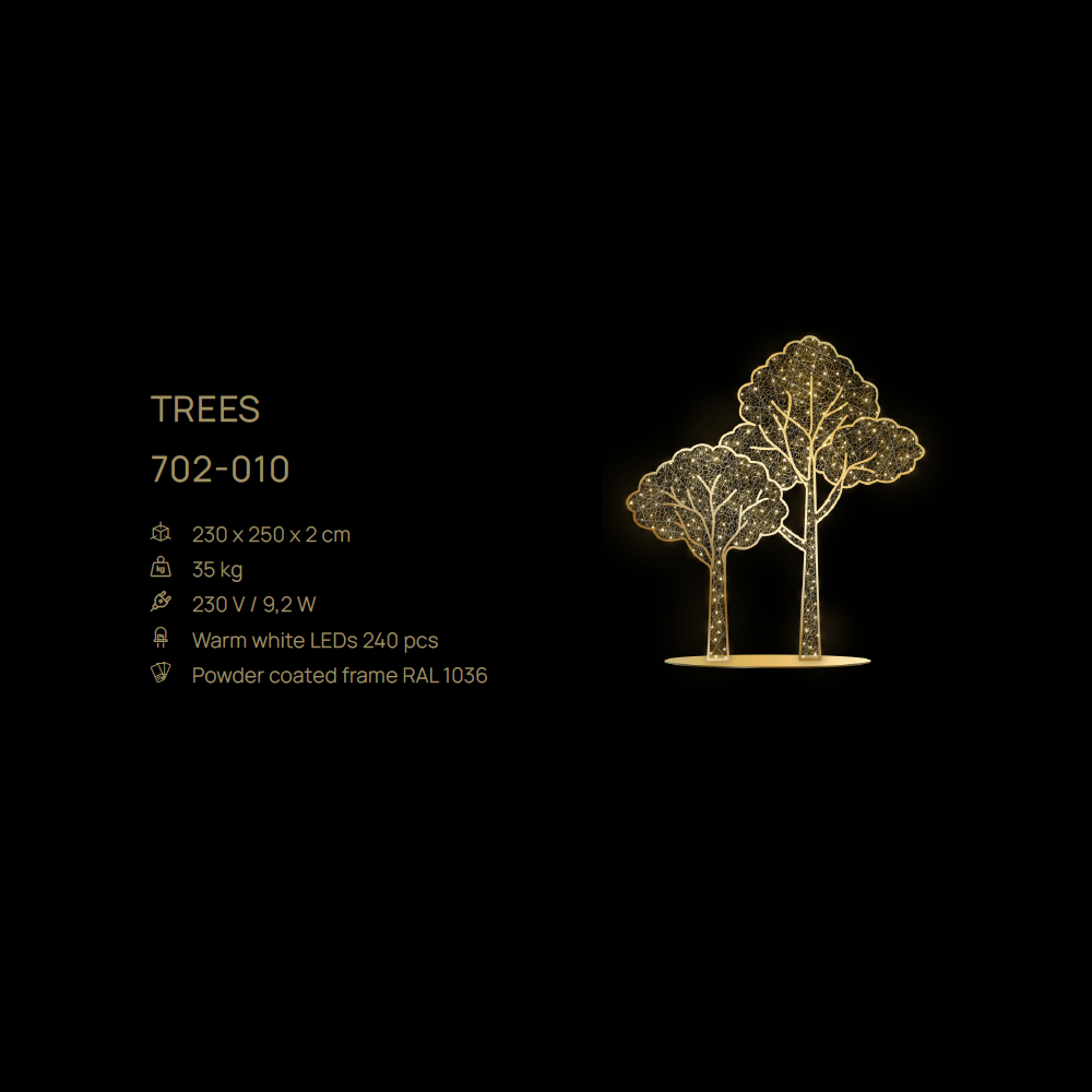 Trees — figură LED
