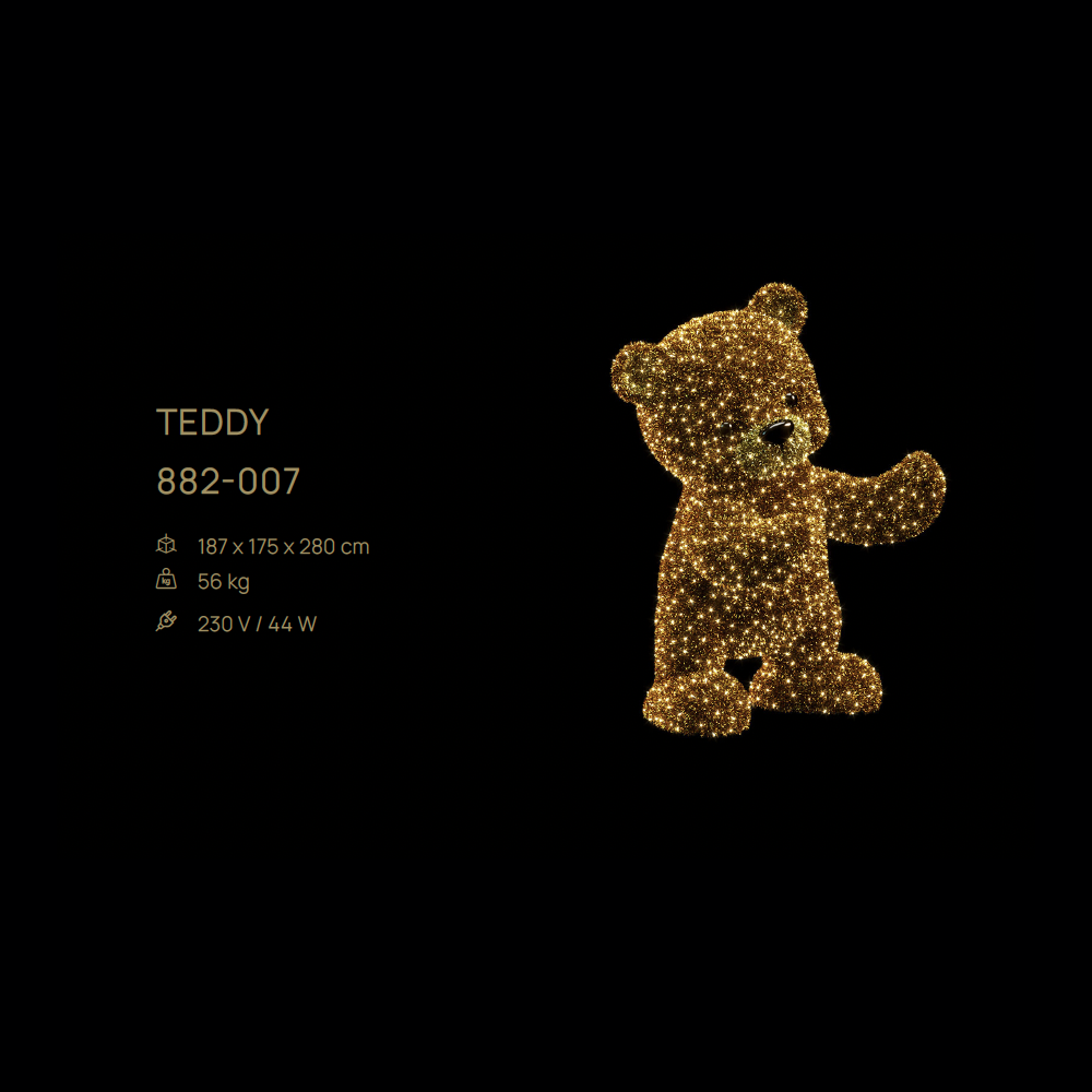 Teddy — figură LED
