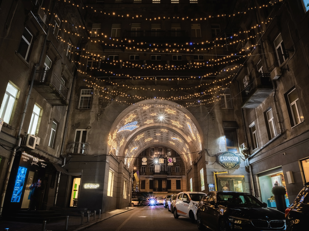 Светодиодные арки, Пассаж